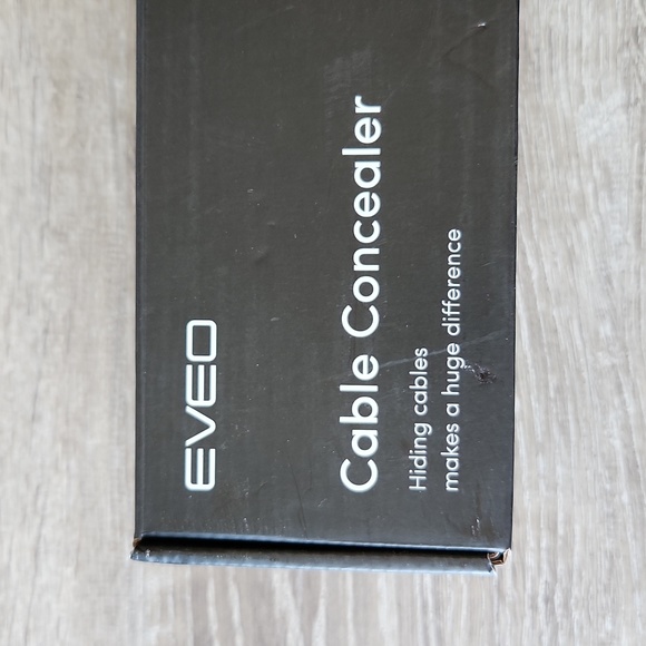 Eveo Cord Wire Hider Cord Cover Wall Paintable Cable Concealer - Picture 2 of 7